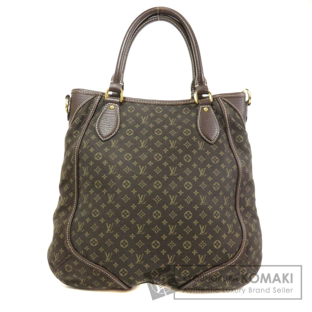 Louis Vuitton Buzas Jour Tote Bag Monogram Lin Canvas Leather Brown
